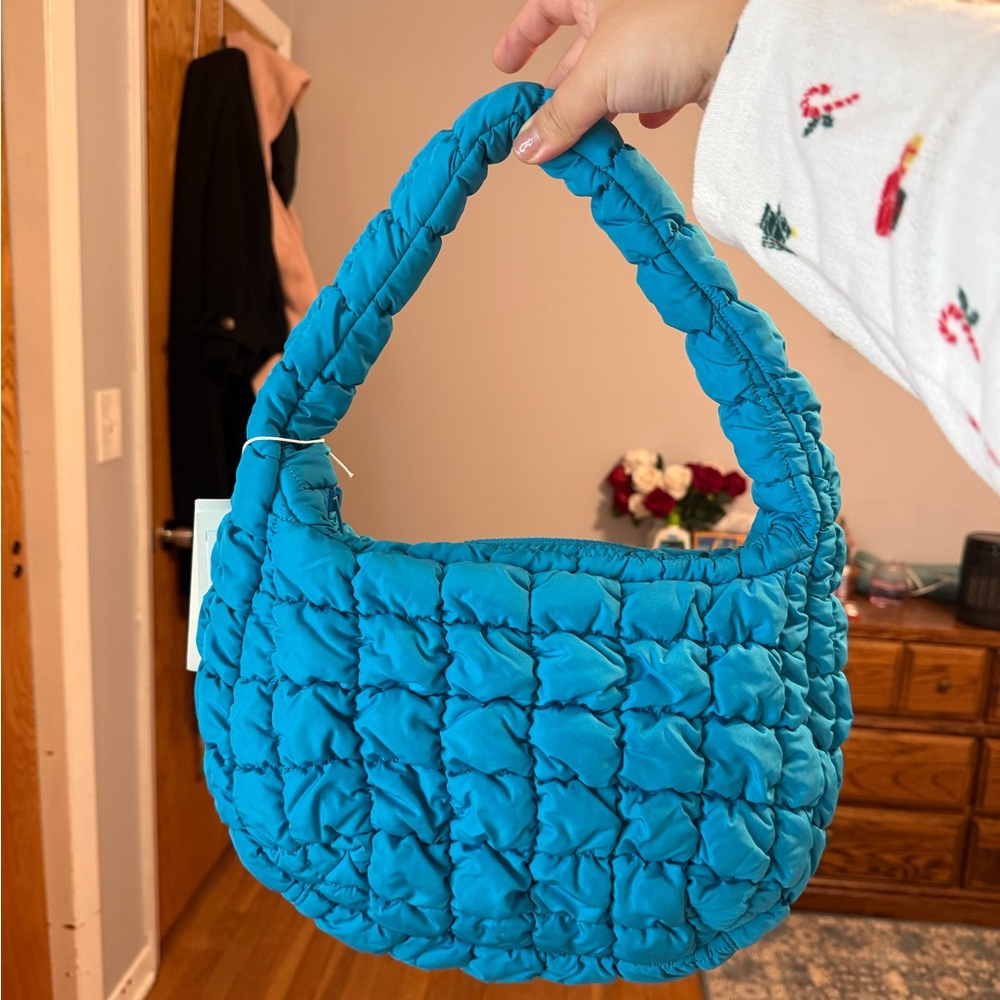 NWT: Cos Blue Quilted Women's Bag